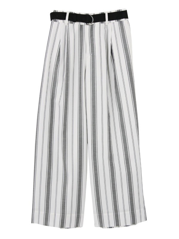 ELENDEEK SASH STRIPE PANTS