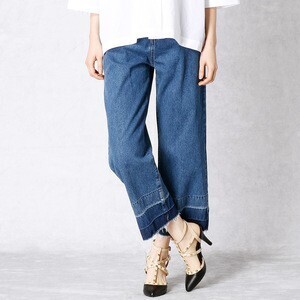 BUONA GIORNATA パッチワークデニムパンツ