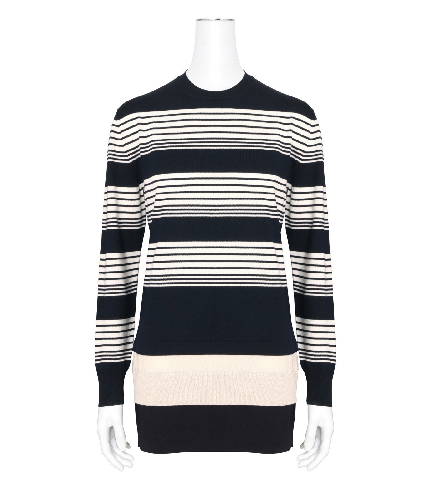 JW ANDERSON Stripe Layered Wool Jumper