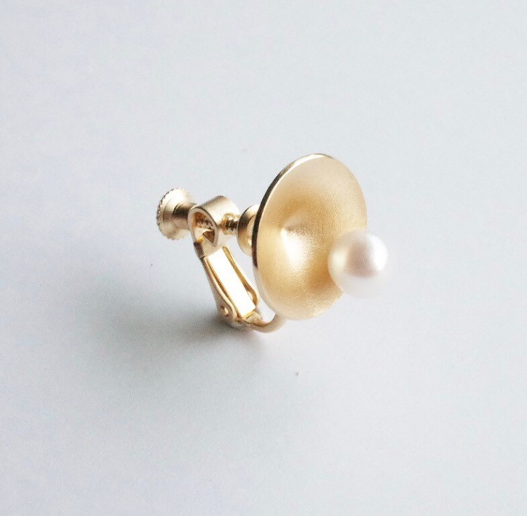 Rice pearl ear clip