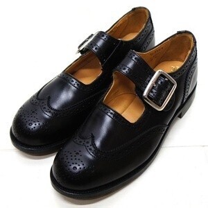 Tricker's Mary Jane Brogue Shoes