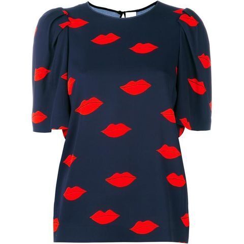 Victoria Beckham リップ柄 ブラウス