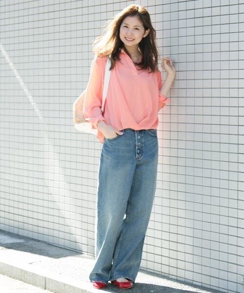 URBAN RESEARCH Sonny Label フロントタックスキッパーブラウス