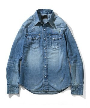 NUMBER (N)INE WESTERN SHIRTS_DENIM(DAMAGE)