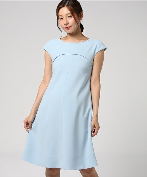 TO BE CHIC ウォッシャブルダブルクロスドレス