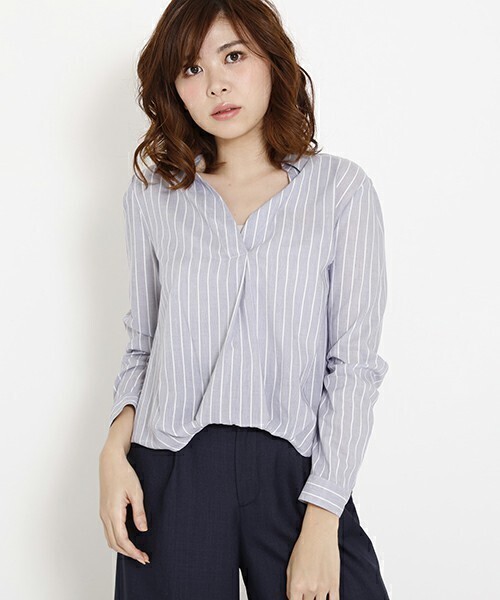 ketty キュプラシャンブレーブラウス