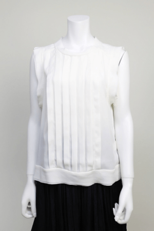 trois 【T51-3143】trois / タックブラウス
