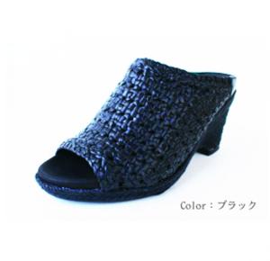 KEiKA 【77000】KEiKA / 牛革手編みメッシュミュール