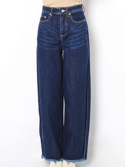 EMODA DEEP SLIT WIDE DENIM