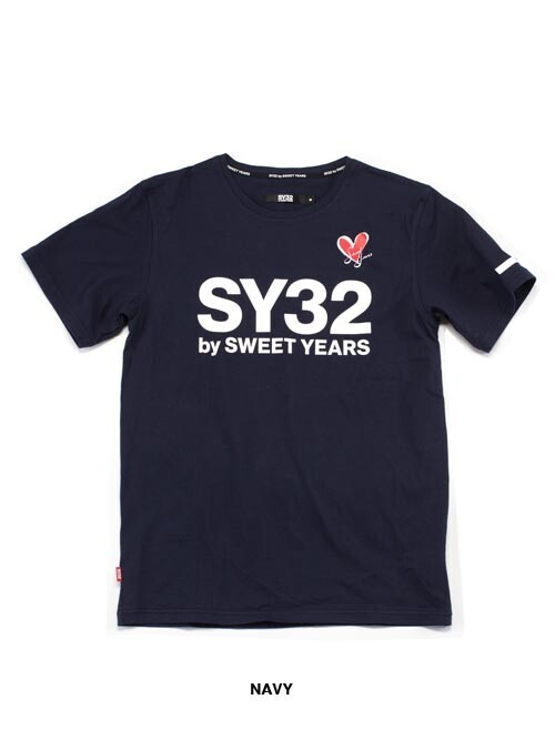 SY32 by SWEET YEARS SY32ロゴ×ハートロゴＴシャツ