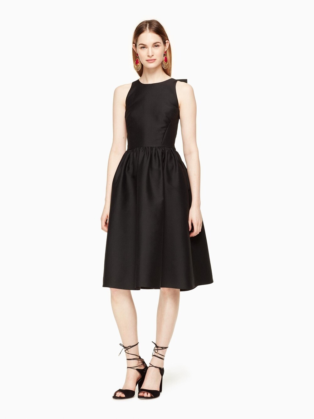 kate spade new york シーニックルート ボウ バッグ フィット アンド フレアドレス