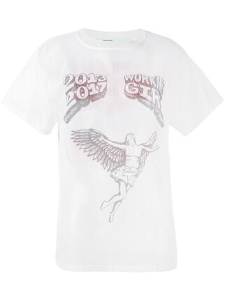OFF-WHITE ｗorking girl シアートップス