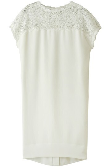 DIANE von FURSTENBERG レース切替ワンピース