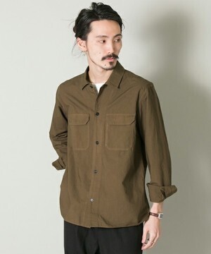 MHL. MHL.×UR 別注C/L POPLIN SHT