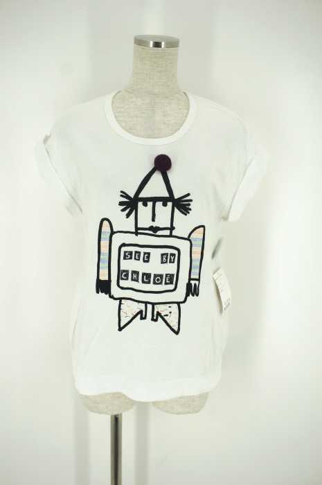 SEE BY CHLOE プリントカットソー Tシャツ