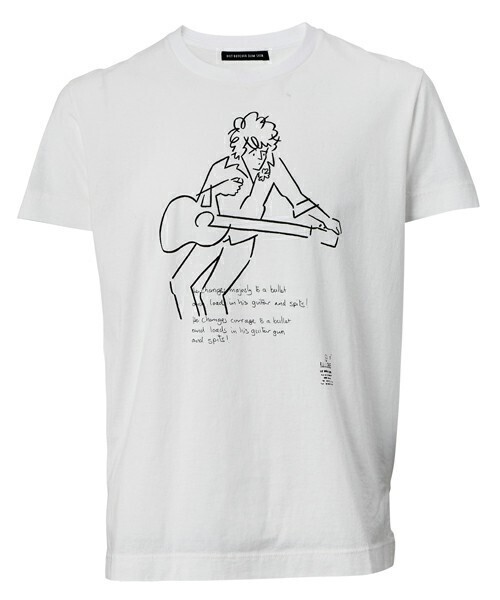 DIET BUTCHER SLIM SKIN 『SCRIBBILE PRINTED』Tシャツ