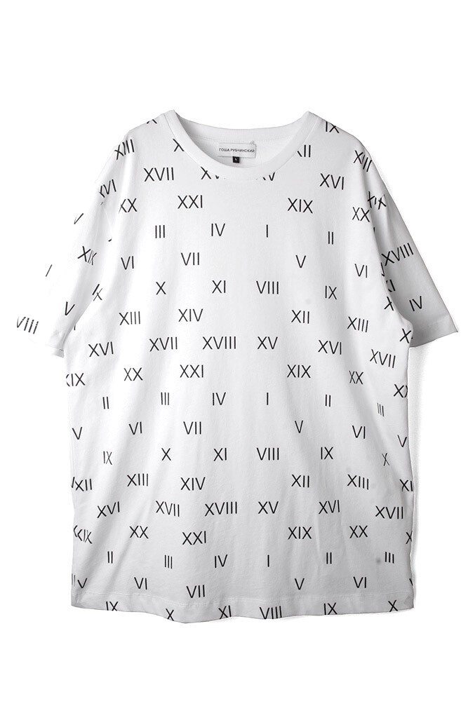 Gosha Rubchinskiy T-Shirt Roman Letters