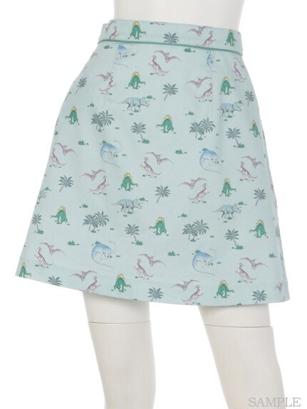 Candy Stripper RAGE DINOSAURS SKIRT