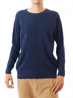Ripo trenta anni 【RTA15AW-KN048】Ripo trenta anni/カノコ×ケーブル編みニット