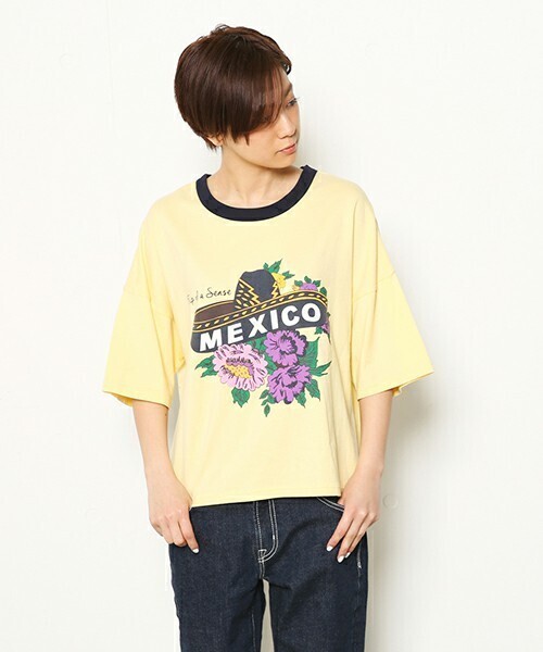 RODEO CROWNS WIDE BOWL MEX HAT フラワー Tシャツ