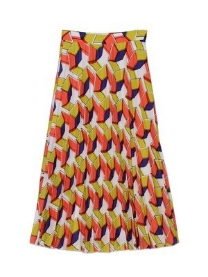 UN3D. WA PRINT PLEATS SK