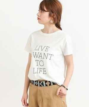 URBAN RESEARCH Sonny Label メッセージプリントTシャツ