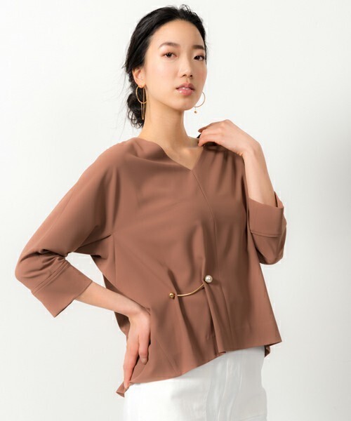 TONAL スティックパールドルマンブラウス