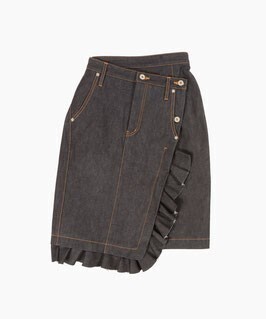 NAIFE Frill overlapped skirt