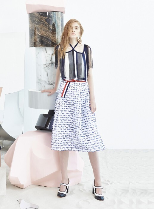 DISAYA TASSEL REFINE A-LINE SKIRT