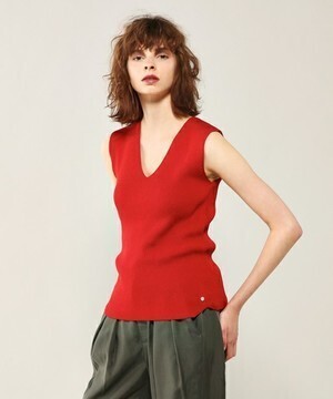 PEGGY LANA V Neck Knit Tank