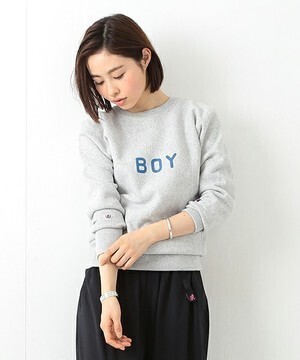 Champion Champion×BEAMS BOY / 別注 リバースウィーブ クルーネック