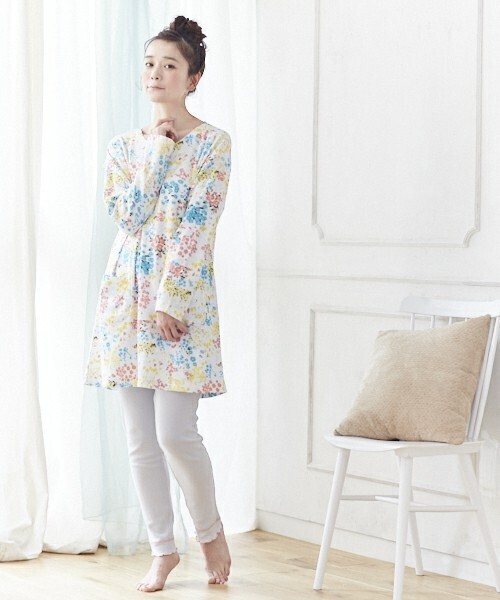 une nana cool スムース Fleur marche パジャマ