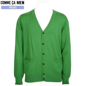 COMME CA MEN シルク混ニットカーディガン