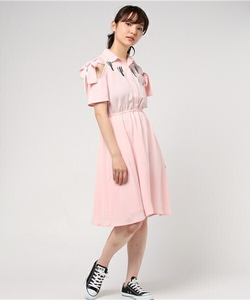 Aymmy in the batty girls MEXICAN MODE リボンショルダーワンピース