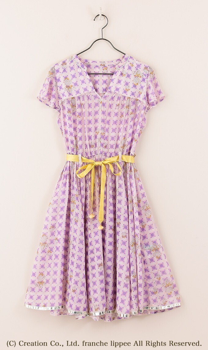 franche lippee もこもこチェックOP