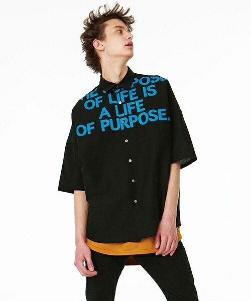 SHAREEF PORPOSE OF LIFE S/S BIG SHIRTS
