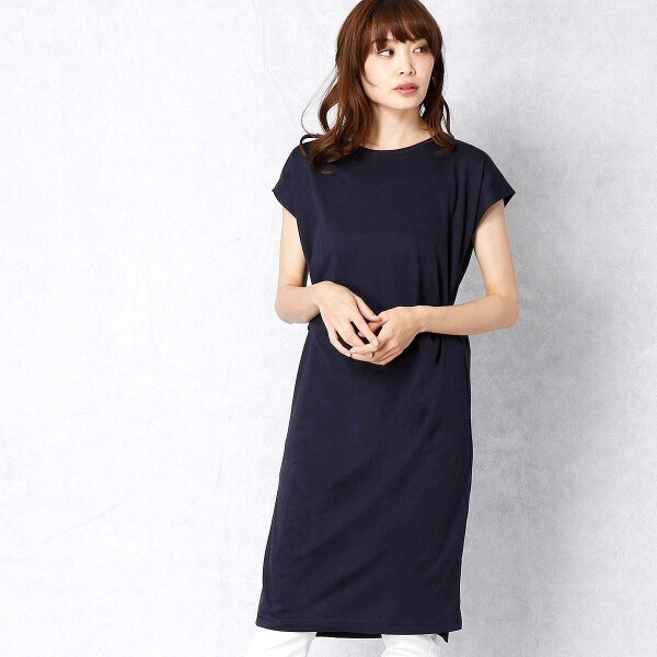 BUONA GIORNATA スリット入りロングＴシャツ