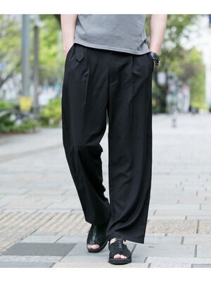 Sonny Label ベルト付きTRワイドパンツ