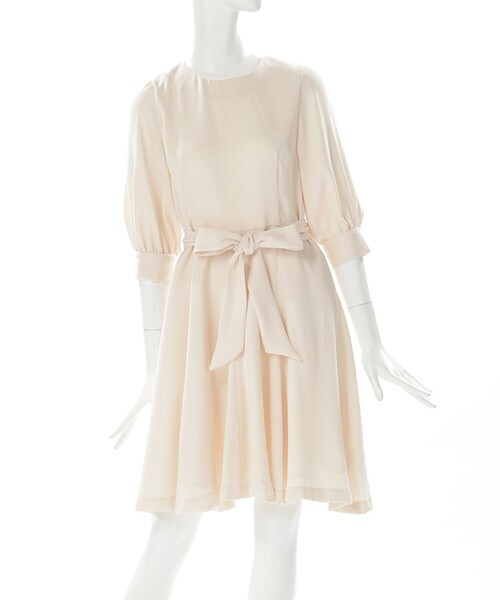 And Couture ストレッチボリュームスリーブワンピース