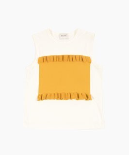 NAIFE Paneled motif tanktop