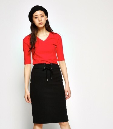 moussy ベルトED CUT スカート