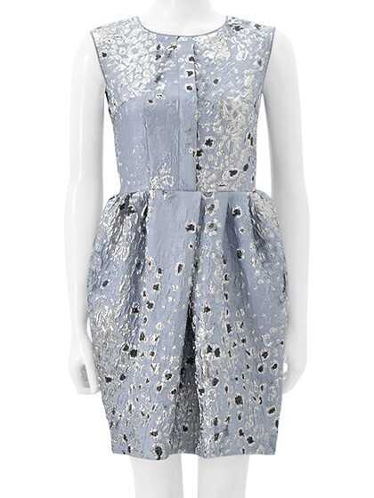 Chesty Jacquard Cocoon Onepiece