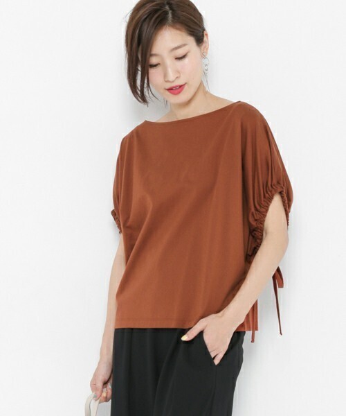SENSE OF PLACE by URBAN RESEARCH シルケットドローストリングTシャツ(半袖)