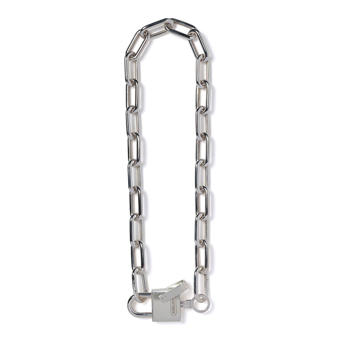 AMBUSH STANCE PADLOCK CHAIN NECKLACE