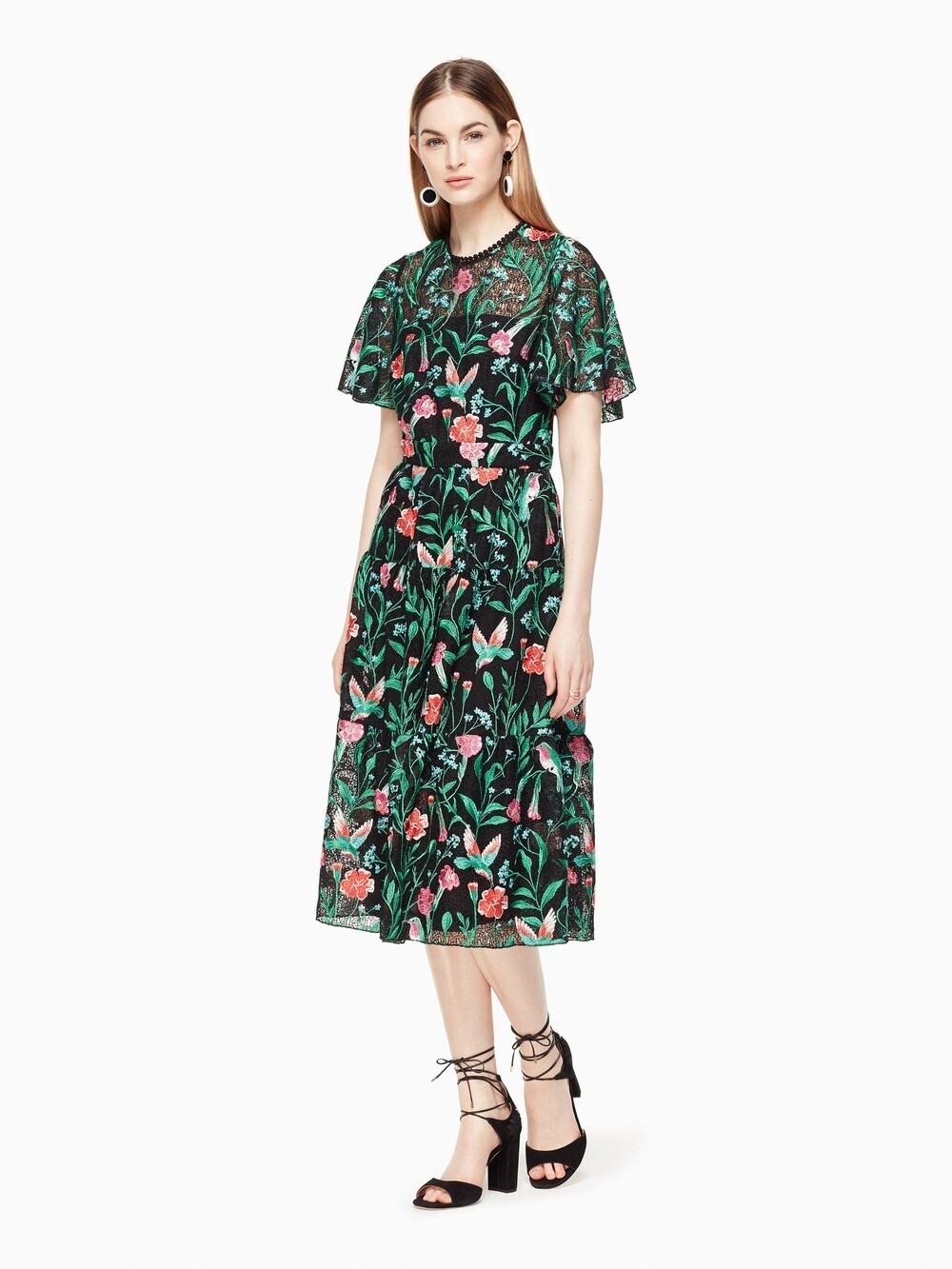 kate spade new york シーニックルート ジャルダン エンブロイダリー レース ドレス