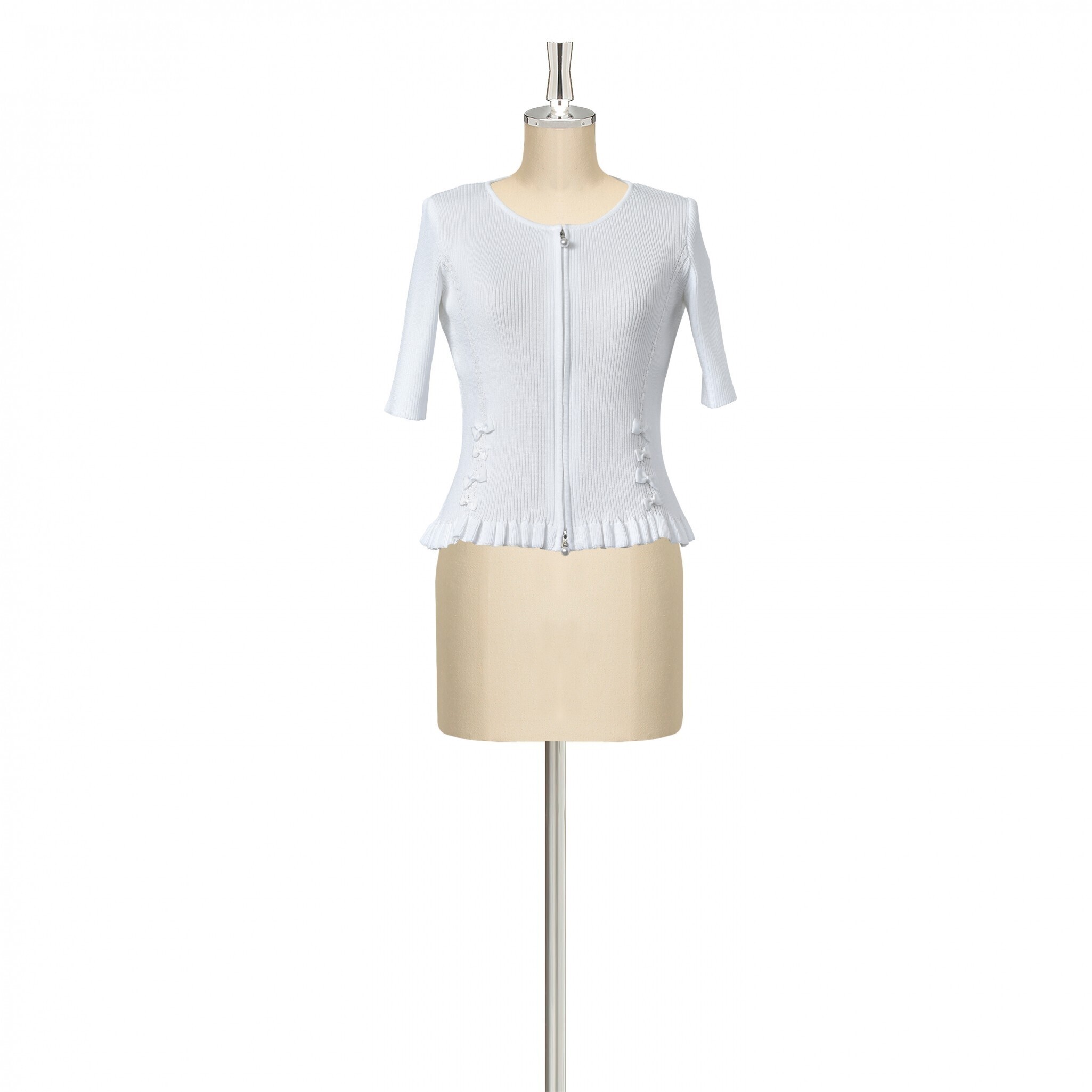René Ribbon Rib Cardigan