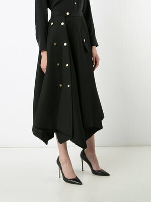 LOEWE アシンメトリースカート