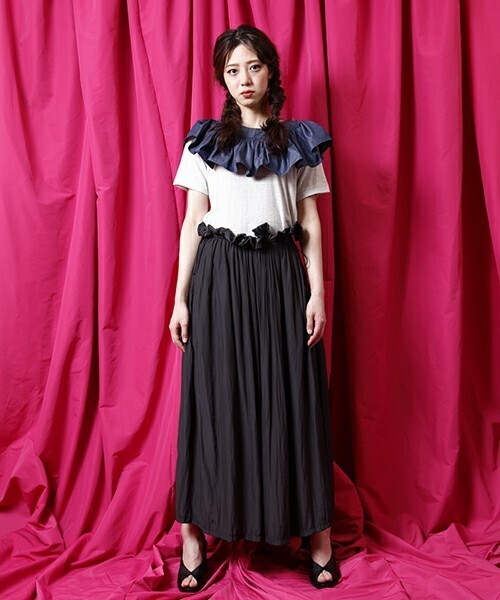 NON TOKYO GATHER WIDE PANTS