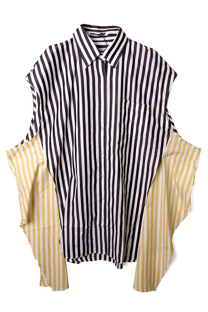 MIKIO SAKABE PATCHWORK/BLACK COMBI