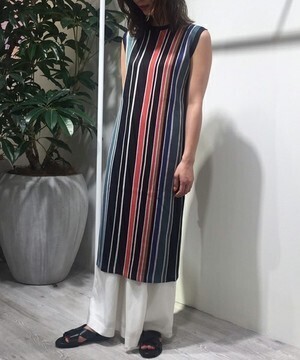 PEGGY LANA Multi stripe Medi Knit OP